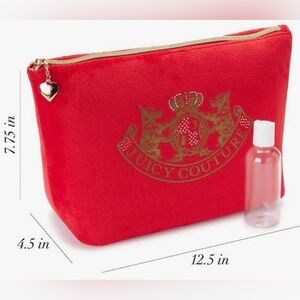 Juicy Couture Vibrant Red Cosmetic Case 🎁